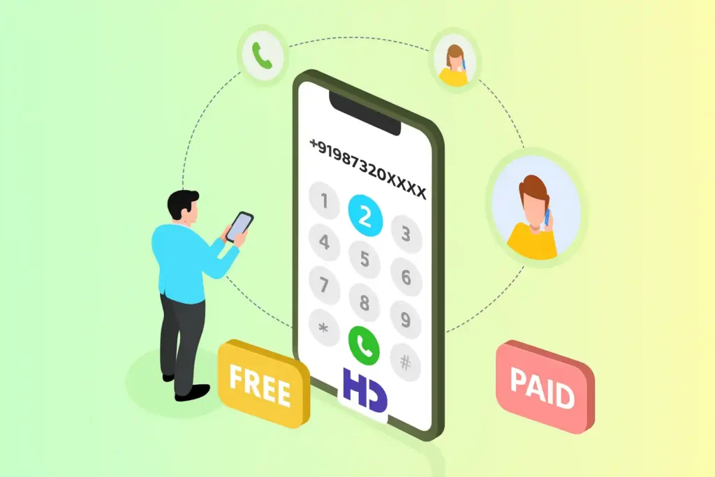 free vs paid virtual numbers comparison